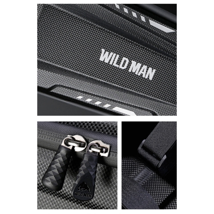 WILD MAN Electric Sooter Hard Shell EVA Front Bag Folding Bicycle Bag, 2L, 3L