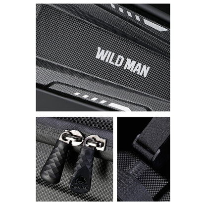 WILD MAN Electric Sooter Hard Shell EVA Front Bag Folding Bicycle Bag, 2L, 3L