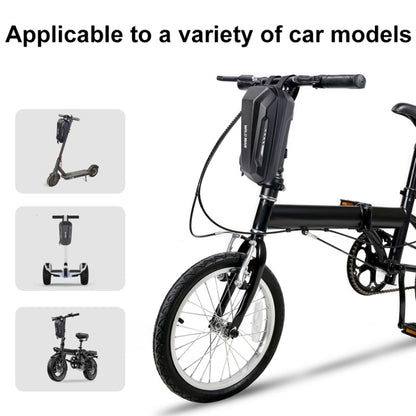 WILD MAN Electric Sooter Hard Shell EVA Front Bag Folding Bicycle Bag, 2L, 3L