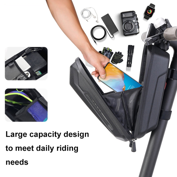WILD MAN Electric Sooter Hard Shell EVA Front Bag Folding Bicycle Bag, 2L, 3L