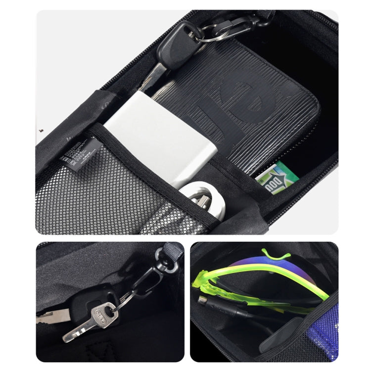 WILD MAN Electric Sooter Hard Shell EVA Front Bag Folding Bicycle Bag, 2L, 3L