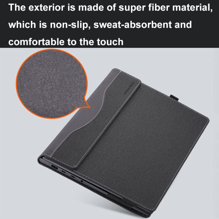 15.6 inch Leather Laptop Anti-Fall Protective Case With Stand, For Samsung Galaxy Book Flex 2020, For Samsung Galaxy Book Pro 360, For Samsung Galaxy Book Pro, For Samsung Galaxy Book 2 Pro, For Samsung Galaxy Book 2 Pro 360, For Samsung Galaxy Book 3 ...