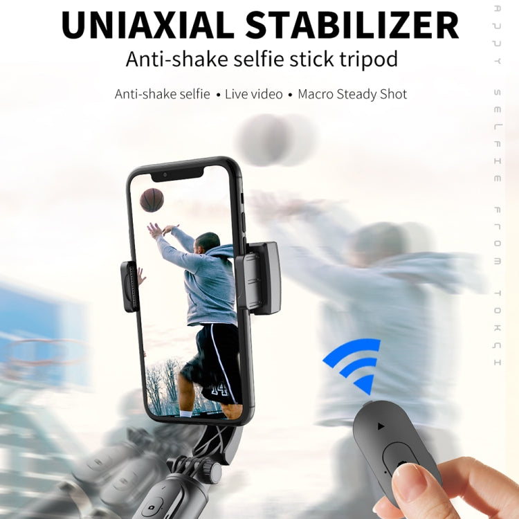 CYKE Q08 Anti-Shake Gimbal Bluetooth Selfie Stick Handheld Phone Live Tripod, No light Version