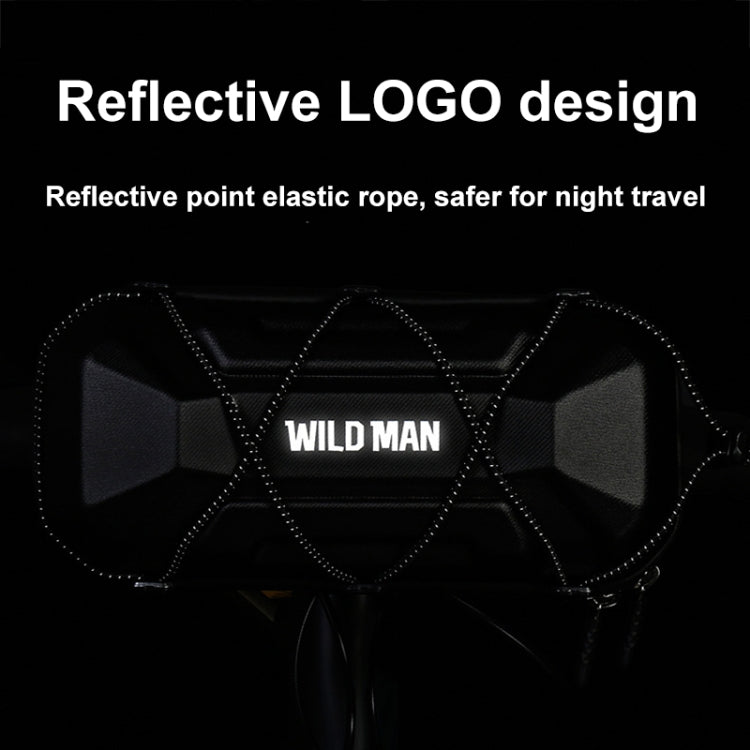 WILD MAN XT17 2L Bicycle EVA Hard Shell Front Bag Outdoor Cycling Handlebar Bag, XT17