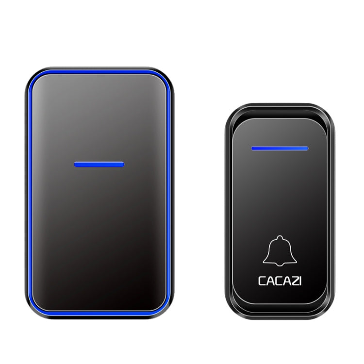 CACAZI Home Smart Digital Wireless Doorbell Remote Electronic Doorbell Elderly Pager, US Plug, EU Plug, UK Plug