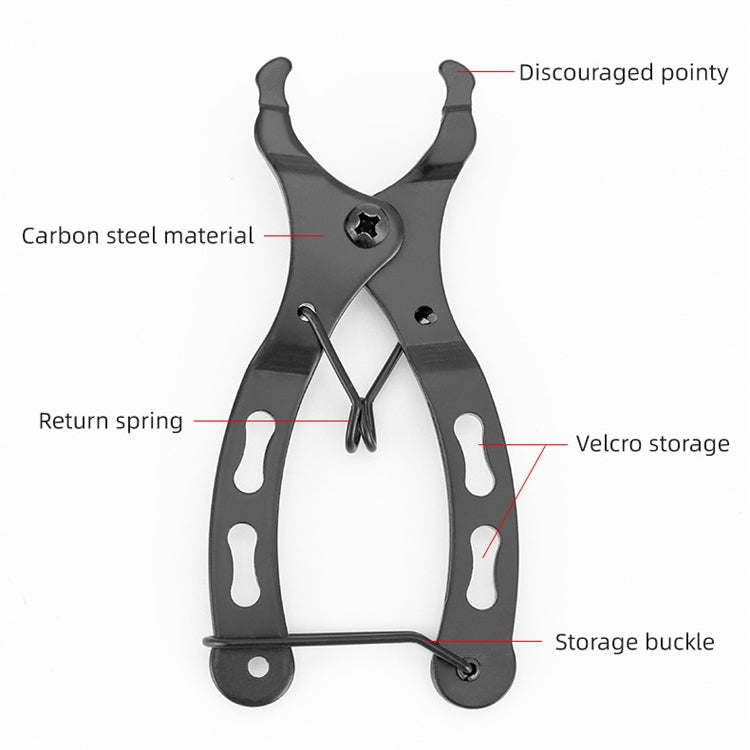 3 PCS Bicycle Mini Chain Fast Release Magic Buckle Pliers Two-Way Bayonet Disassembly Pliers, Two-Way Bayonet Disassembly Pliers