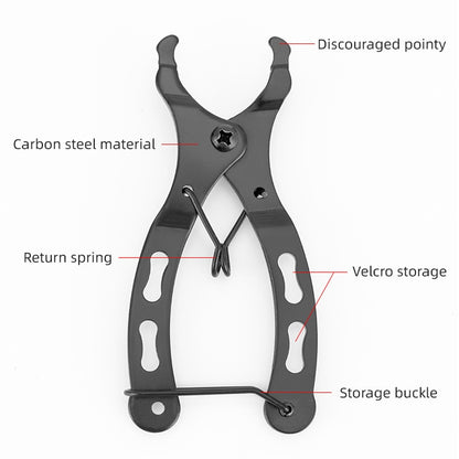 3 PCS Bicycle Mini Chain Fast Release Magic Buckle Pliers Two-Way Bayonet Disassembly Pliers, Two-Way Bayonet Disassembly Pliers
