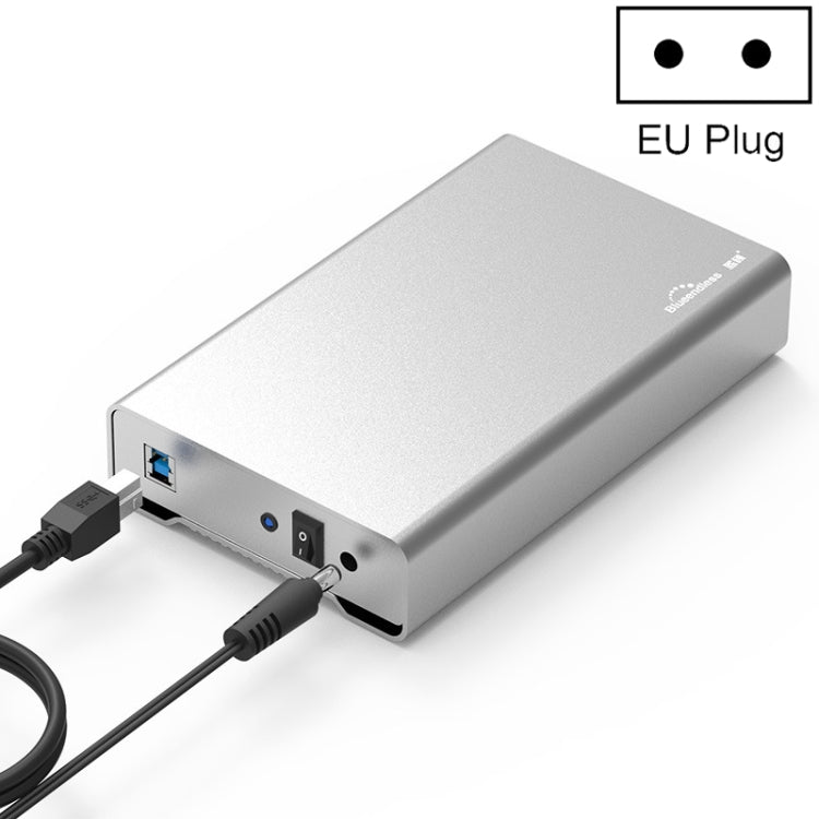 Blueendless U35Q 3.5 Inch Full Metal Mobile Hard Disk Box Type-C/Usb3.0 SATA Serial Desktop PC External Hard Disk Box, US Plug (USB 3.0 ), EU Plug (USB 3.0 ), UK Plug (USB 3.0 ), AU Plug (USB 3.0 ), US Plug (TYPE-C), EU Plug (TYPE-C), UK Plug (TYPE-C)...