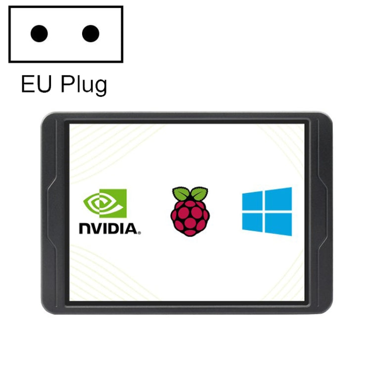 Waveshare 8 Inch 2K IPS 1536×2048 Optical Bonding Toughened Glass Panel Touch Display, US Plug, EU Plug, UK Plug