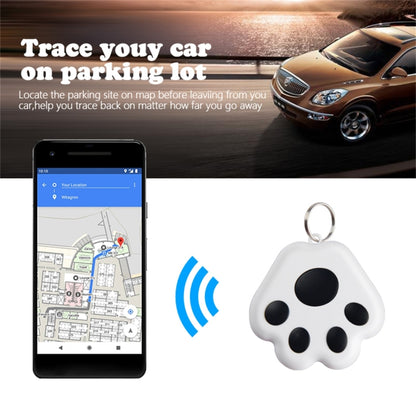2 PCS HYC-09 Dog Paw Bluetooth Anti-Lost Device Pet Tracking Locator Keychain Smart Search Two-Way Alarm, Dog Paw Black, Dog Paw White, Dog Paw Light Blue, Dog Paw Green, Dog Paw Pink, Dog Paw Red, Dog Paw Dark Blue, Dog Paw Dark Gray