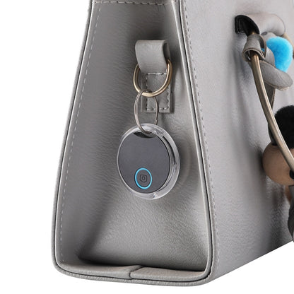 2 PCS S8 Round Bluetooth Anti-Lost Device Key Luggage Tracking Device Two-Way Alarm, Black, White, Blue, Pink