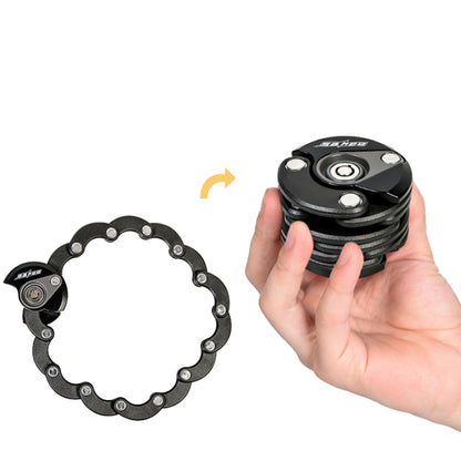 SAHOO Bicycle Anti-Theft Lock Mountain Bike Fixed Folding Lock Chain Lock Creative Hamburger Lock, SAHOO