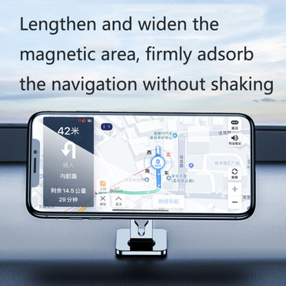 2 PCS Multifunctional Car Phone Holder Magnetic Suction Instrument Panel Navigation Suction Cup Holder, S17 Black, S17 Silver, F6 Black