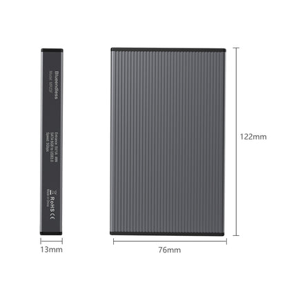 Blueendless 2.5 inch Mobile Hard Disk Box SATA Serial Port USB3.0 Free Tool SSD, Style:, MR23F -A Port, MR23F-C Port, MR23G -A Port