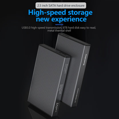 Blueendless 2.5 inch Mobile Hard Disk Box SATA Serial Port USB3.0 Free Tool SSD, Style:, MR23F -A Port, MR23F-C Port, MR23G -A Port