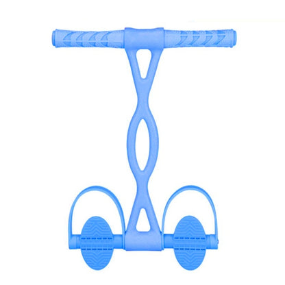 Home Fitness Pedal Tensioner Sit-Up Aid Multifunctional Elastic Rope, Specification：, Little Waist Crystal (Pink), Little Waist Crystal (Blue), Little Waist Crystal (Purple), Enhanced Crystal (Pink), Enhanced Crystal (Blue), Enhanced Crystal (Purple)