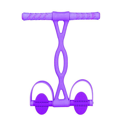 Home Fitness Pedal Tensioner Sit-Up Aid Multifunctional Elastic Rope, Specification：, Little Waist Crystal (Pink), Little Waist Crystal (Blue), Little Waist Crystal (Purple), Enhanced Crystal (Pink), Enhanced Crystal (Blue), Enhanced Crystal (Purple)