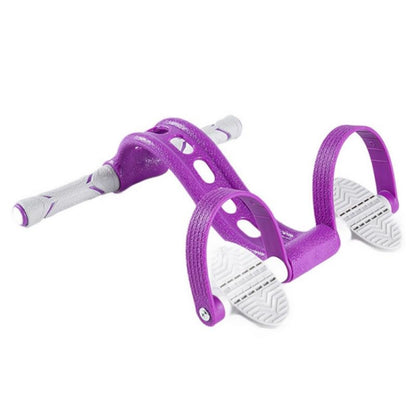 Home Fitness Pedal Tensioner Sit-Up Aid Multifunctional Elastic Rope, Specification：, Little Waist Crystal (Pink), Little Waist Crystal (Blue), Little Waist Crystal (Purple), Enhanced Crystal (Pink), Enhanced Crystal (Blue), Enhanced Crystal (Purple)