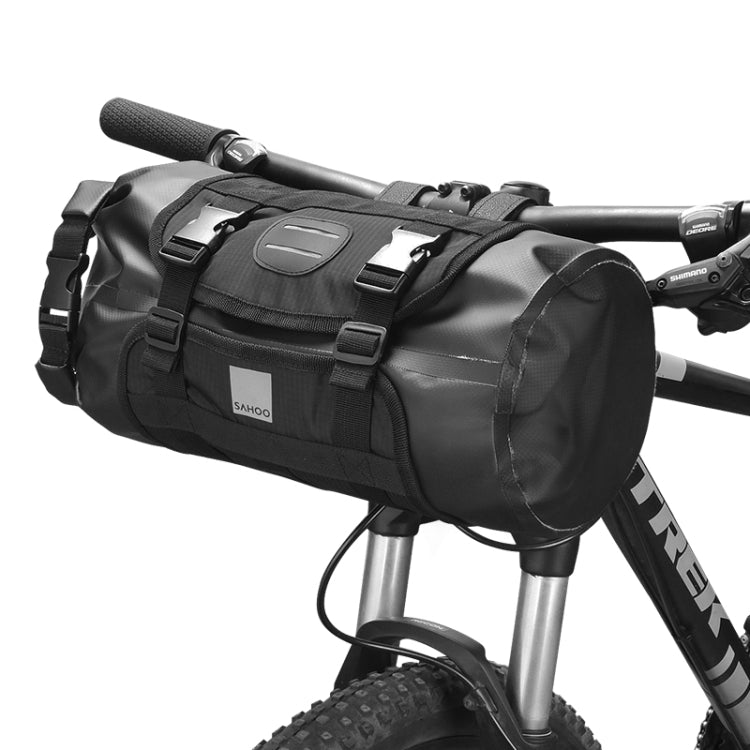 SAHOO 11L Enlarged Bicycle Front Bag Mountain Bike Clip Mesh Waterproof And Wear-Resistant Handlebar Bag, SAHOO 11L Handlebar Bag