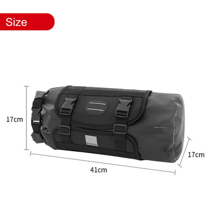 SAHOO 11L Enlarged Bicycle Front Bag Mountain Bike Clip Mesh Waterproof And Wear-Resistant Handlebar Bag, SAHOO 11L Handlebar Bag