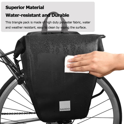 SAHOO 20L Bicycle Shelf Bag Long-Distance Cycling Pannier Bag, SAHOO 20L Bicycle Rear Seat Bag