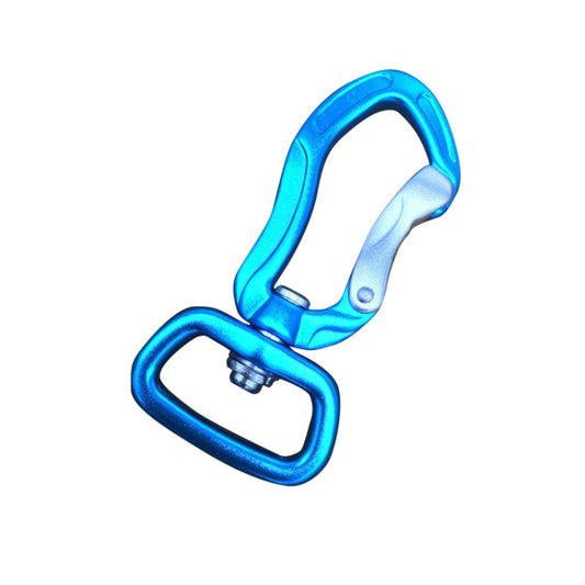 Rotating Ring Light Aluminum Alloy Mountaineering Hiking Fitness Pet Traction Safety Hook, Color and Style Random Delivery, AD504C