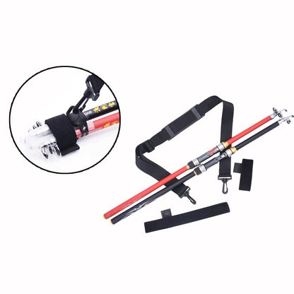 Neoprene Fishing Rod Back Strap Adjustable Length Fishing Rod Strap