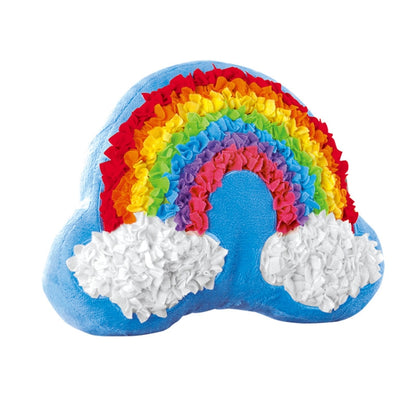 DIY Plush Pillow Toy Three-Dimensional Handmade Doll Material Package, Fairy Fish, Rainbow Cloud, Sausage Dog, Sunflower, Rainbow Heart