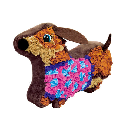 DIY Plush Pillow Toy Three-Dimensional Handmade Doll Material Package, Fairy Fish, Rainbow Cloud, Sausage Dog, Sunflower, Rainbow Heart