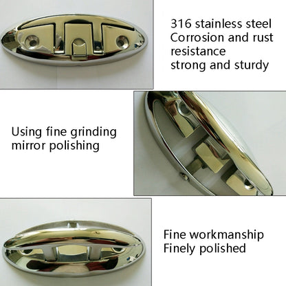 Lifting Cable Bolt 316 Stainless Steel Folding Yacht Splint Lock Bolt, 6 inch 150mm, 8 inch 200mm