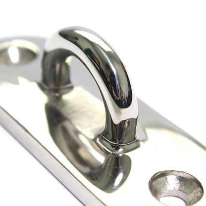316 Stainless Steel Oval Boat Plate Seat Hand Rowing Boat Fixed Seat Accessories, 75mm, 88mm, 100mm