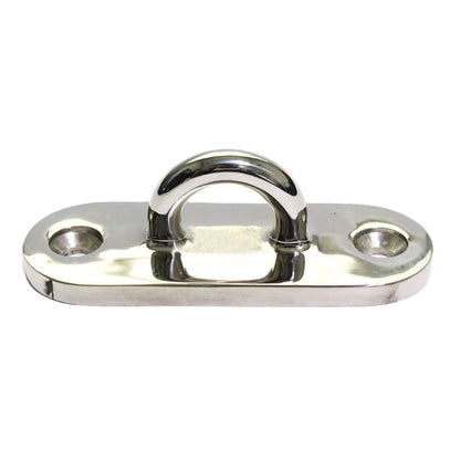 316 Stainless Steel Oval Boat Plate Seat Hand Rowing Boat Fixed Seat Accessories, 75mm, 88mm, 100mm