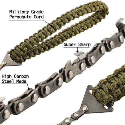 Outdoor Sports Hand Chainsaws Braided Umbrella Rope Camping Survival Pocket Saw, Umbrella Rope
