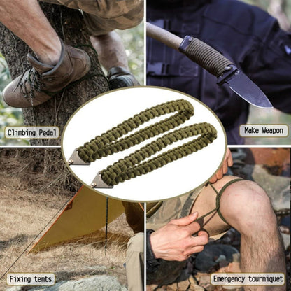 Outdoor Sports Hand Chainsaws Braided Umbrella Rope Camping Survival Pocket Saw, Umbrella Rope