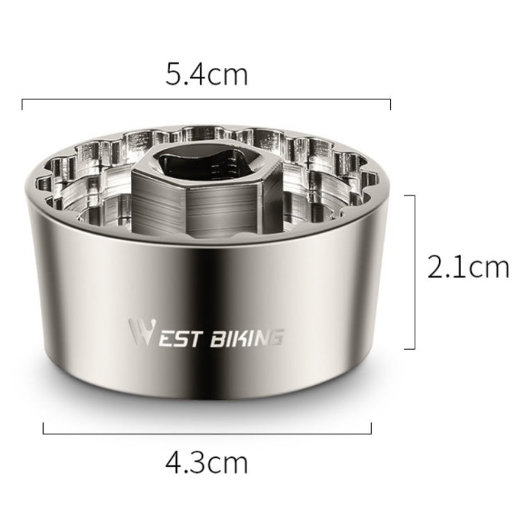 WEST BIKING YP0719253 5 in 1 44MM Bicycle Bottom Brackets Repair Tool, YP0719253