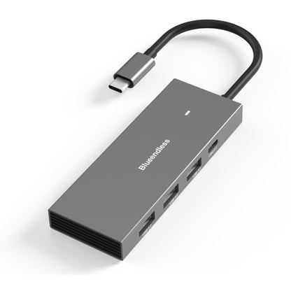 Blueendless 4K60Hz + Data Port Type-C Docking Station USB3.0 Splitter, 7-in-1 Card Reading Gray, 7-in-1 Card Reading Blue, 7-in-1 Card Reading Pink, 6-in-1 Gray, 6-in-1 Blue, 6-in-1 Pink
