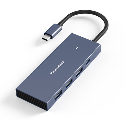 Blueendless 4K60Hz + Data Port Type-C Docking Station USB3.0 Splitter, 7-in-1 Card Reading Gray, 7-in-1 Card Reading Blue, 7-in-1 Card Reading Pink, 6-in-1 Gray, 6-in-1 Blue, 6-in-1 Pink