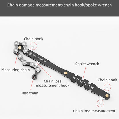 CYCLINGBOX BG-201401 Bicycle Repair Flywheel Disassembly Wrench Mountain Bike Portable Fast Repair Wrench, CYCLINGBOX BG-201401