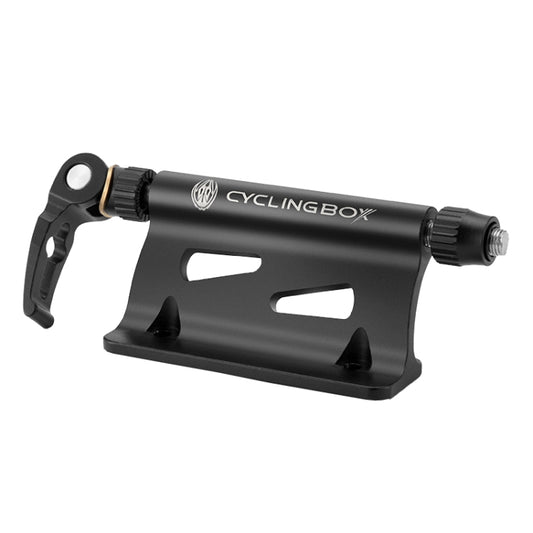 CYCLINGBOX BG-0171 Bike Aluminum Portable Quick-Removal Front Fork Fixed Frame Rear Hanging Frame Car Top Fixture Equipment, Black, Red, Titanium Color
