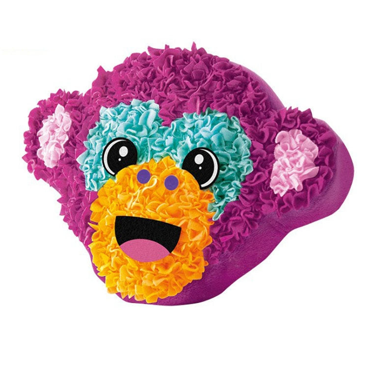 DIY Plush Pillow Toy Three-Dimensional Handmade Doll Material Package, Doll, Monkey