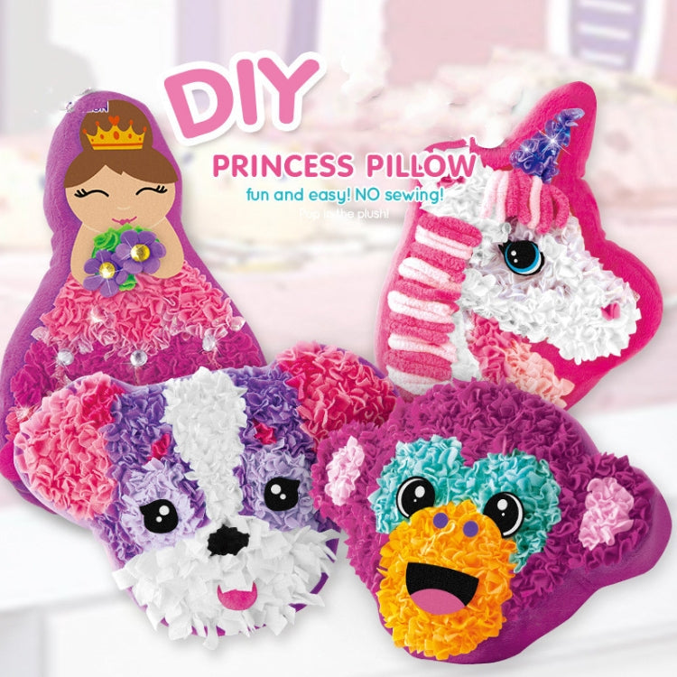 DIY Plush Pillow Toy Three-Dimensional Handmade Doll Material Package, Doll, Monkey