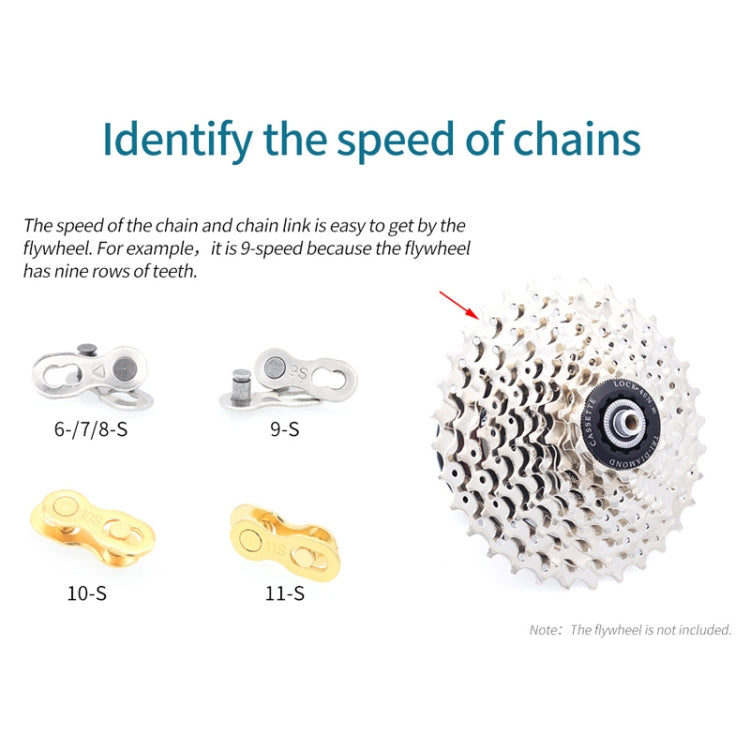3 Pairs 6/7/8 Speed (Silver) ZH405 Mountain Road Bicycle Chain Magic Buckle Chain Quick Release Buckle, 3 Pairs 6/7/8 Speed (Silver), 3 Pairs 9 Speed (Silver), 3 Pairs 10 Speed (Silver), 3 Pairs 11 Speed (Silver), 3 Pairs 12 Speed (Silver)