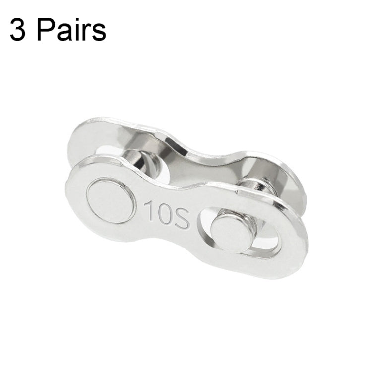3 Pairs 6/7/8 Speed (Silver) ZH405 Mountain Road Bicycle Chain Magic Buckle Chain Quick Release Buckle, 3 Pairs 6/7/8 Speed (Silver), 3 Pairs 9 Speed (Silver), 3 Pairs 10 Speed (Silver), 3 Pairs 11 Speed (Silver), 3 Pairs 12 Speed (Silver)