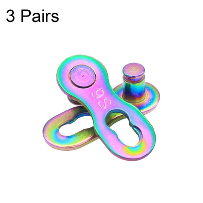 3 Pairs 6/7/8 Speed (Silver) ZH405 Mountain Road Bicycle Chain Magic Buckle Chain Quick Release Buckle, 3 Pairs 6/7/8 Speed (Silver), 3 Pairs 9 Speed (Silver), 3 Pairs 10 Speed (Silver), 3 Pairs 11 Speed (Silver), 3 Pairs 12 Speed (Silver)