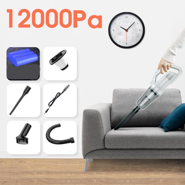 3 Section 11.1V + Drag Car Home High Suction Handheld Mute Wireless Vacuum Cleaner, Basic 2 Section 7.4V, Upgrade 3 Section 11.1V, 3 Section 11.1V + Drag