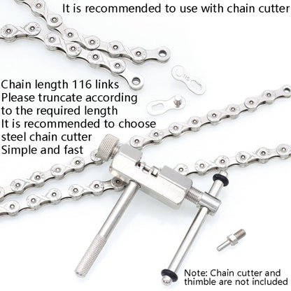 Mountain Road Bike Chain Electroplating Chain, Specification:, 6/7/8 Speed, 9 Speed chain, 10 Speed, 11 Speed