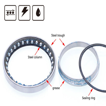 ZH411 Bicycle Headset Repair Bearing Headset Bearing, 2 PCS 41mm, 2 PCS 41.8mm, 47mm, 52mm