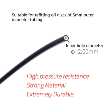 TRLREQ Mountain Bike Brake Tube 5mm Hydraulic Oil Disc Oil Brakes Braided Tube, Length:, 3 PCS 1m (Black), 3m (Black), 3 PCS 1m (Blue), 3m  (Blue), 3 PCS 1m (Green), 3m (Green), 3 PCS 1m (White), 3m (White), 3 PCS 1m (Red), 3m (Red)