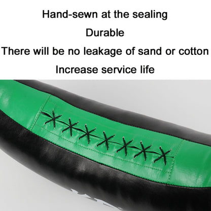 KR Fitness Training Sandbag Weight-Bearing Exercise Equipment, Croissant without Filler (Black Leather + Red Ribbon), Croissant without Filler (Black Leather + Green Ribbon), Croissant without Filler (Red Leather + Black Belt)