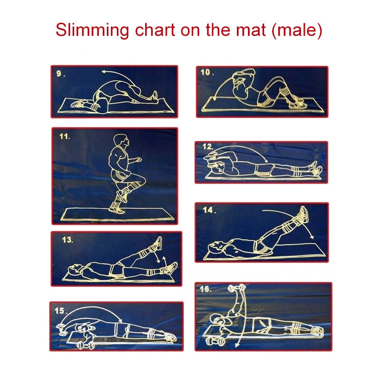 Foldable Fitness Exercise Gymnastics Mat School Gym Sit-Up Sponge Mat, 180x60x1.5cm